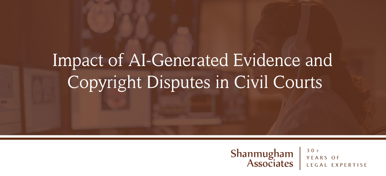 Impact of AI-Generated Evidence and Copyright Disputes in Civil Courts